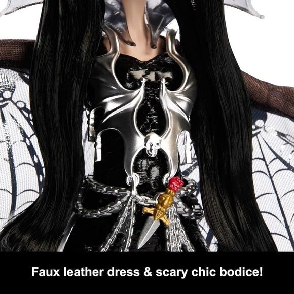 Monster High Elvira Mistress Of The Dark Skullector Doll New 2025 - Picture 3 of 7